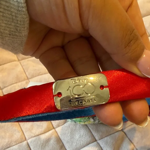 Disney Snow White Inspired Ears Headband with Blue and Red Accents - Picture 4 of 5